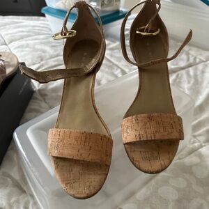 Nine West Cork Tan Sandals with Ankle Strap